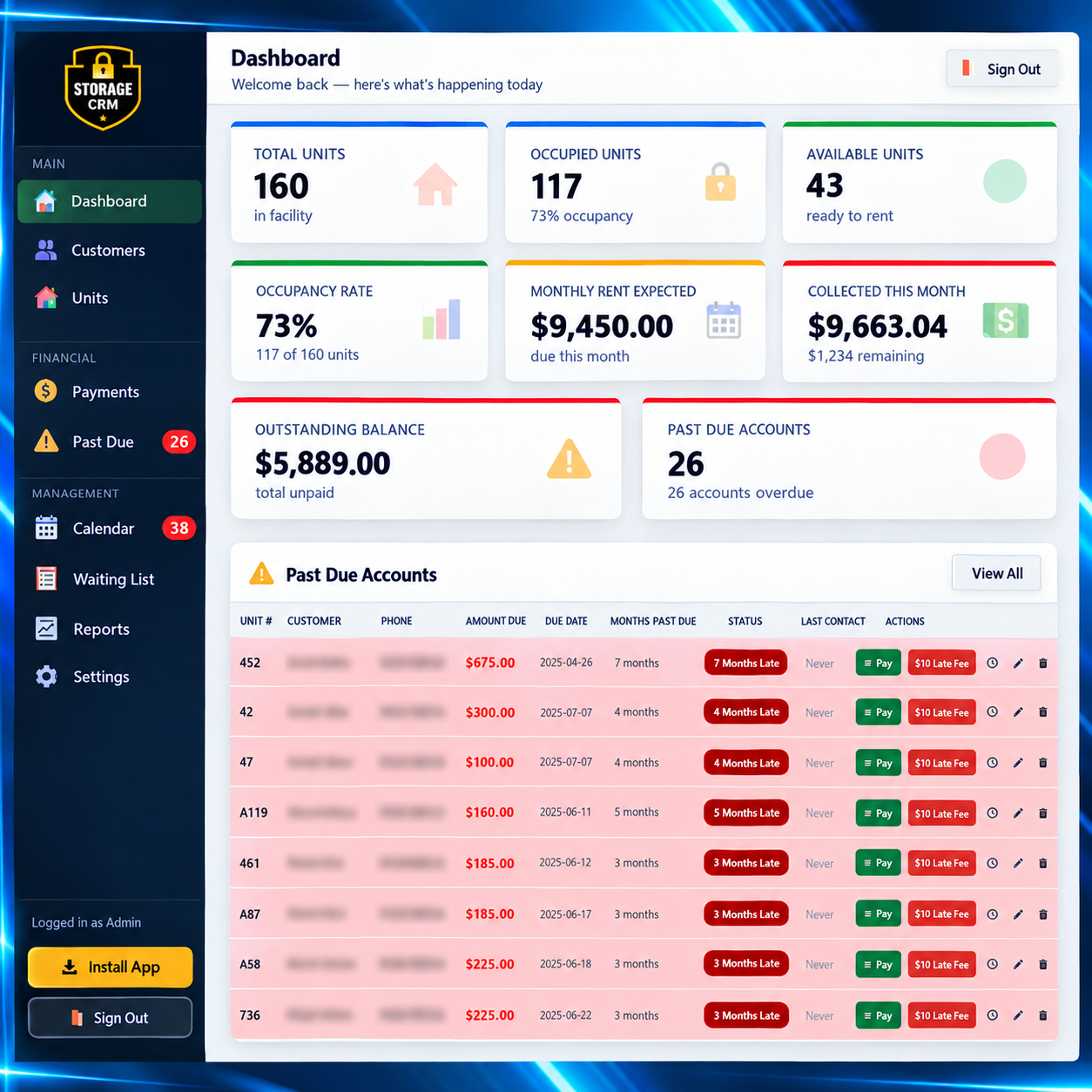 Custom CRM System